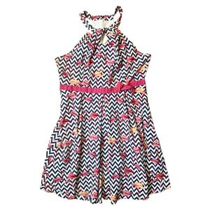Lindy Bop Cherel Flamingo Dress Womens US 18 Fit and Flare Retro Rockabilly 50s‎